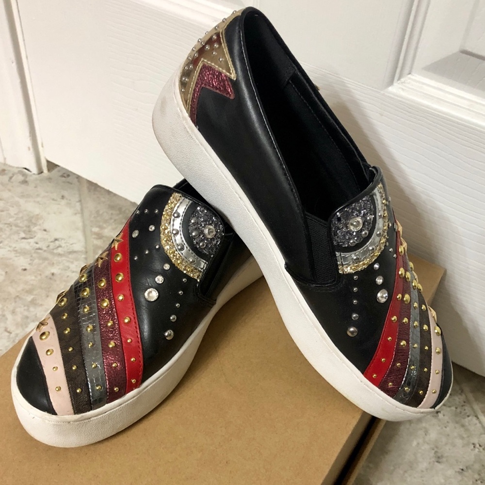 Funky Michael Michael Kors Slip On Sneakers Size 6.5